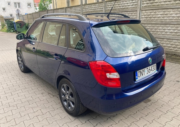 Skoda Fabia cena 19900 przebieg: 156000, rok produkcji 2008 z Nysa małe 277